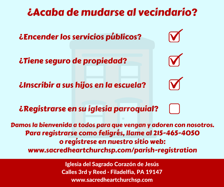 New Parishioner Registration